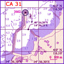 mappa del porto di san marco di castellabate, nel cilento